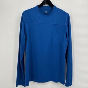 Alpine Design Men's‎ Long-Sleeve Tech T-Shirt Classic Blue - XL Base Layer